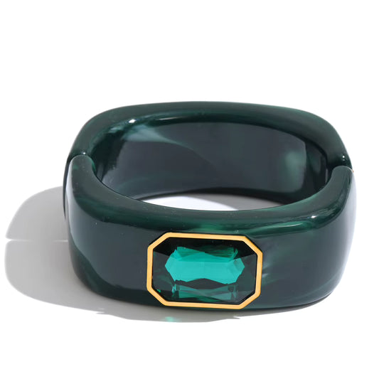 Josie Bangle in resin, alternate view