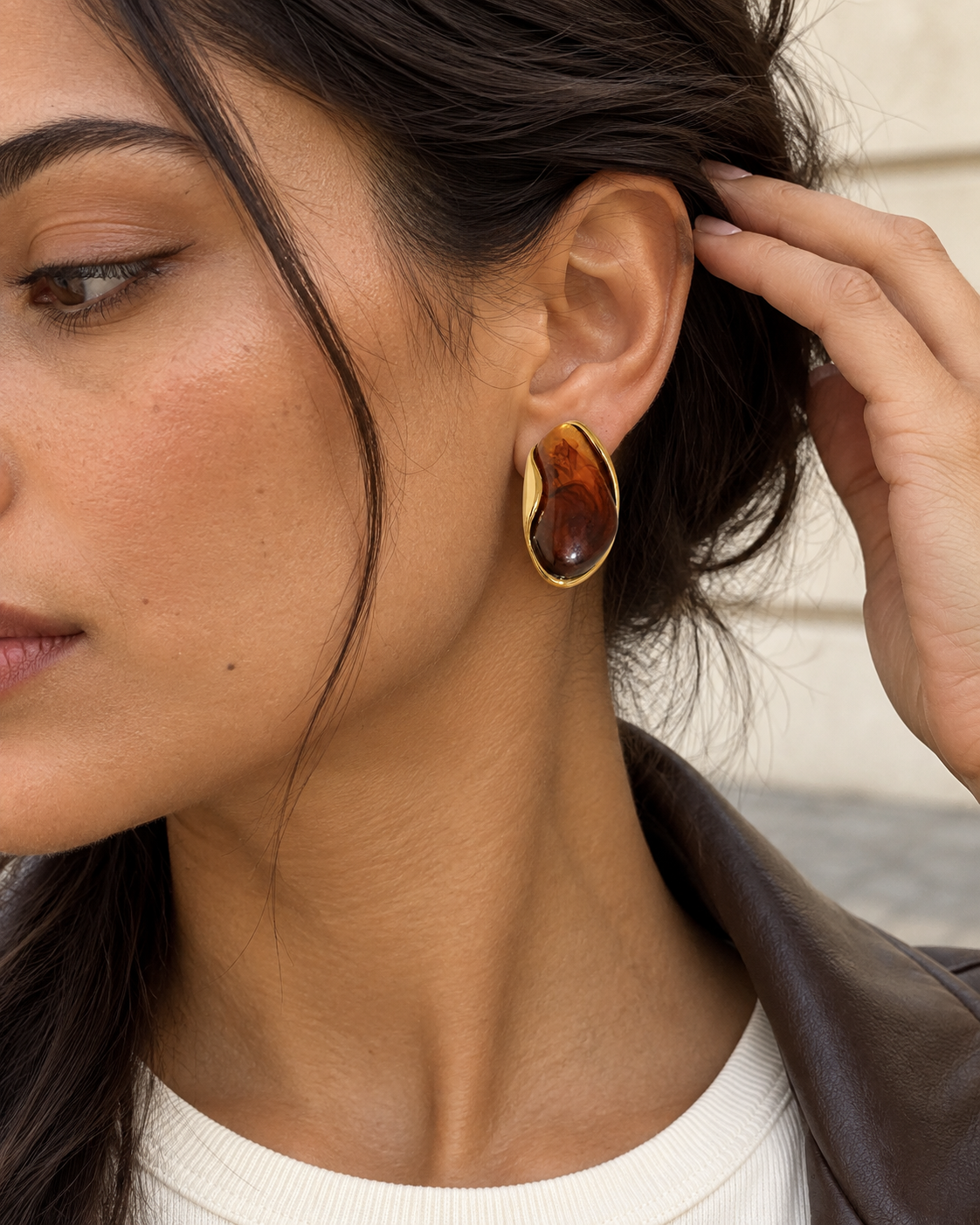 Fall Browns: Espresso, Amber and Tortoise Waterproof Jewelry