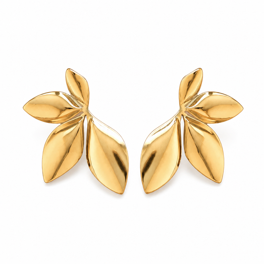 Portia Earrings in 18K gold-plated stainless steel