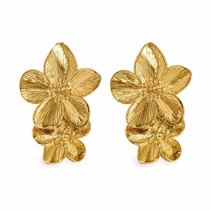 Ella Earrings in 18K gold-plated stainless steel