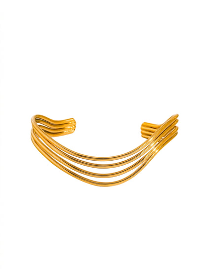Nichole Bracelet in 18K gold-plated stainless steel