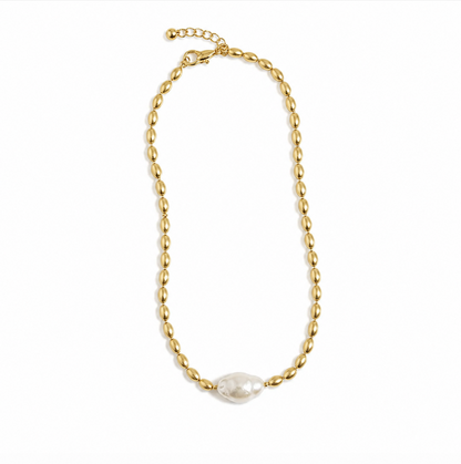 Aliw Necklace in 18K gold-plated stainless steel